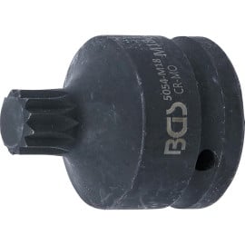 Douille à Embouts Choc 55 mm - 20 mm (3/4 ) M18, Denture Multiple Intérieure XZN - , Résistante et Précise - BGS