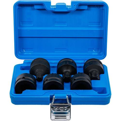 Jeu de Douilles à Choc 20 mm (3/4) - Profil Torx T55 à T100 - 6 pcs - Résistance et Précision - D-Work