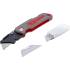 Cutter Pliable 160 mm - Lame Sécurisée, Compact et Pratique, Acier, Zones Difficiles - D-Work