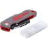 Cutter Pliable 160 mm - Lame Sécurisée, Compact et Pratique, Acier, Zones Difficiles - D-Work