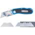 Cutter Pliable 150 mm - Lame Tranchante et Sécurisée - Pratique et Compact - BGS