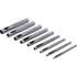 Jeu de Poinçons Creux 2,5-10 mm - 9 pcs - Acier Résistant pour Marquage Précis, Pro - D-Work
