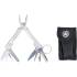 Outil Multifonctions 8-en-1 - Compact 10,1 x 3x16,6 cm - Polyvalent et Pratique, Acier, Pro - D-Work