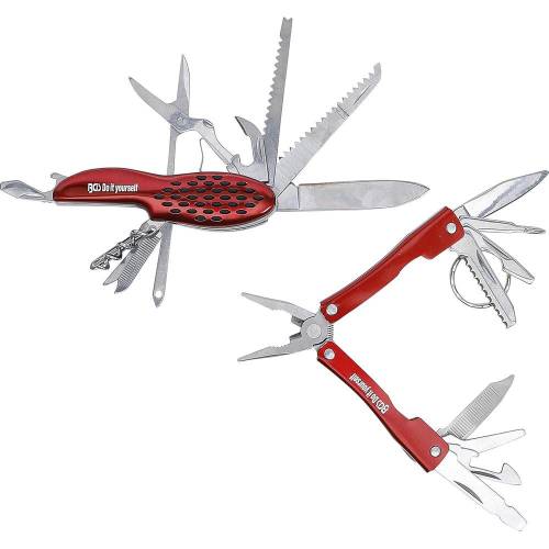 Jeu d Outils Multifonctions Inoxydable - 2 Pièces - Compact et Durable - - BGS