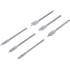Jeu de Forets de Fraisage Plats 10-25 mm - 6 Pièces - Acier Durable - Perçage Précis et Polyvalent - BGS
