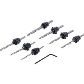 Jeu de Forets Coniques 8 pcs - Acier, Précision et Polyvalence - Pro - D-Work