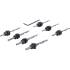 Jeu de Forets Coniques 8 pcs - Acier, Précision et Polyvalence - - BGS