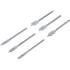 Jeu de Forets de Fraisage Plats 10-25 mm - 6 Pièces - Acier Durable - Perçage Précis et Polyvalent - BGS
