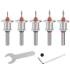Jeu de Forets Coniques 8 pcs - Acier, Précision et Polyvalence - - BGS