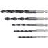 Jeu de 5 Mèches Bois 4-10 mm - Six Pans - Perçage Précis et Durable, Acier HSS, Pro - D-Work
