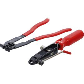 Jeu de Pinces pour Colliers de Soufflets - 2 Pièces - Acier, Précision et Robustesse - BGS