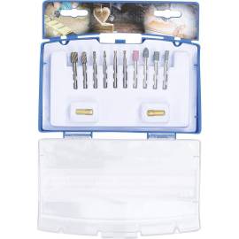 Jeu d Accessoires pour Mini-Outil de Précision 12 Pièces - - Polyvalence et Précision - BGS