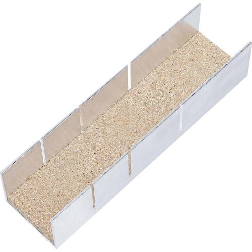 Boîte à Onglets Aluminium 245x65x55 mm - Légère et Résistante - Organisation Pratique - BGS