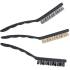 Jeu de Brosses à Fil d Acier 8 pcs - D.25 à 75 mm - Acier Résistant - Nettoyage et Décapage Efficace - D-Work
