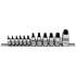 Jeu de Douilles et Embouts Extra Courts Profil T Torx T8-T60 - 12 pcs - Précision et Accessibilité - D-Work
