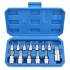 Jeu de Douilles et Embouts Extra Courts Profil T Torx T8-T60 - 12 Pièces - Précision et Accessibilité - BGS