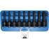 Jeu de Douilles et Embouts Choc 12,5 mm (1/2) Profil T Torx T20-T70 - 10 pcs - Précision et Robustesse - D-Work