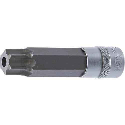 Douille à Embouts 110 mm - 12,5 mm (1/2), Profil Torx T100 avec Perçage - Précision et Robustesse - D-Work