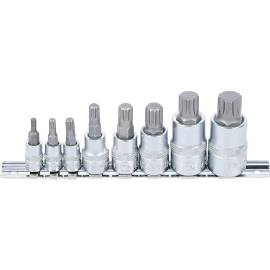 Jeu de Douilles et Embouts Denture Multiple Intérieure XZN M4-M16 - 8 pcs - Précision et Polyvalence - D-Work