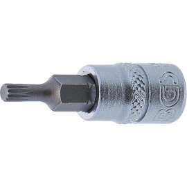 Douille à Embouts 6,3 mm (1/4 ) - Denture Multiple Intérieure XZN M4 - Précision et Robustesse - BGS