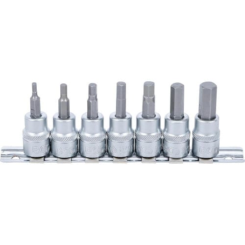 Jeu de Douilles et Embouts 3-10 mm 3/8 - 7 pcs, Six Pans Intérieurs - Précision et Polyvalence - D-Work