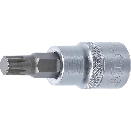 Douille à Embouts 10 mm (3/8) - Denture Multiple Intérieure XZN M8 - Précision et Robustesse, Acier - D-Work