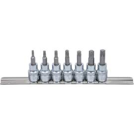 Jeu de Douilles et Embouts 10 mm (3/8) - Profil Torx T15 à T50 - 7 pcs - Polyvalence et Précision - D-Work