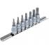 Jeu de Douilles et Embouts 10 mm (3/8) - Profil Torx T15 à T50 - 7 pcs - Polyvalence et Précision - D-Work