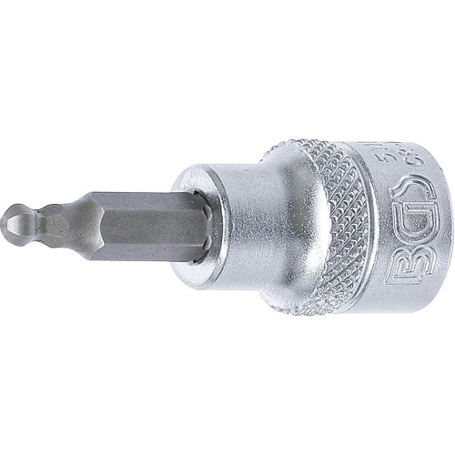 Douille à Embouts 10 mm (3/8 ) - Six Pans Intérieurs, Tête Sphérique 4 mm - Précision et Polyvalence - BGS