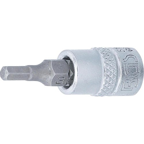 Douille à Embouts 6,3 mm (1/4 ) - Six Pans Intérieurs 3,5 mm - Précision et Robustesse - BGS