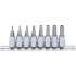 Jeu de 8 Douilles et Embouts - Empreinte Carré Femelle 6,3 mm, Six Pans Femelle 2-7 mm - Polyvalence et Précision - BGS