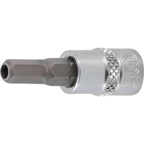 Douille à Embouts 6,3 mm (1/4) - Six Pans Femelle avec Alésage 2,5 mm - Précision et Robustesse - D-Work