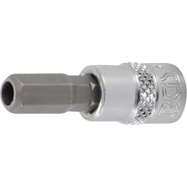 Douille à Embouts 1/4 - Empreinte Carré Femelle 6,3 mm, Six Pans Femelle D.7 mm - Précision et Robustesse - D-Work