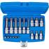 Jeu de Douilles et Embouts 18 Pièces - 6,3 mm (1/4 ) 12,5 mm (1/2 ), Denture Multiple Intérieure XZN - Polyvalence et Pr - BGS