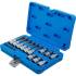 Jeu de Douilles et Embouts 18 Pièces - 6,3 mm (1/4 ) 12,5 mm (1/2 ), Profil T Torx Plus - Polyvalent et Précis - BGS