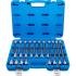 Jeu de Douilles et Embouts 12,5 mm (1/2) - Denture Multiple Intérieure XZN M5-M14 - 7 pcs, Précision et Polyvalence - D-Work