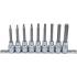 Jeu de Douilles et Embouts 9 pcs - Carré Femelle 12,5 mm (1/2), Profil Torx - Polyvalent et Pratique - D-Work