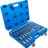 Jeu de Douilles et Embouts 12,5 mm (1/2 ) - Denture Multiple Intérieure XZN - 26 Pièces, Résistant et Polyvalent - BGS