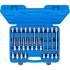 Jeu de Douilles et Embouts 12,5 mm (1/2) - Denture Multiple Intérieure XZN - 26 pcs, Résistant et Polyvalent - D-Work