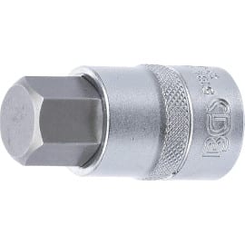 Douille à Embouts 12,5 mm (1/2 ) Six Pans Intérieurs 19 mm - Acier Résistant - Précision et Durabilité - BGS