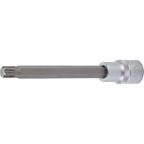 Douille à Embouts 140 mm - 12,5 mm (1/2), Profil Cannelé - Compatible RIBE, Acier, Zones Difficiles - D-Work