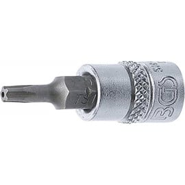 Douille à Embouts 6,3 mm (1/4 ) Profil TS Torx Plus - Perçage TS15 - Précision et Fiabilité - BGS