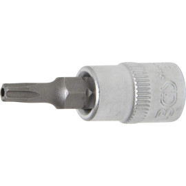 Douille à Embouts 6,3 mm (1/4) Profil TS Torx Plus - Perçage TS20 - Précision et Fiabilité, Acier - D-Work