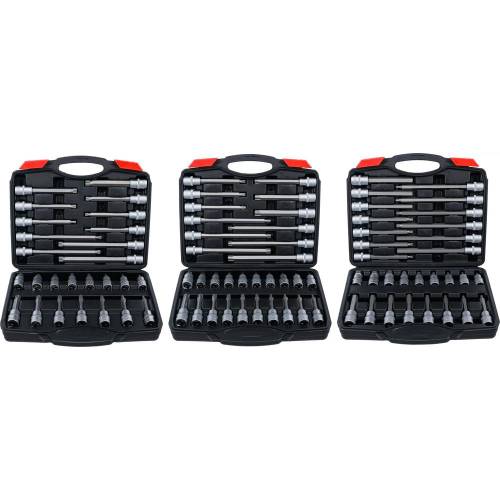 Assortiment de Douilles et Embouts 12,5 mm (1/2) - 88 pcs - Polyvalent et Résistant, Acier, Pro - D-Work