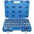 Jeu de Douilles et Embouts 12,5 mm (1/2), 8 mm (5/16) - 49 pcs - Acier Résistant et Polyvalent - D-Work