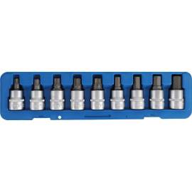 Jeu de Douilles et Embouts 20 mm (3/4 ) - 9 Pièces, Six Pans Intérieurs Profil T (Torx) - Précision et Robustesse - BGS