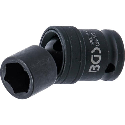 Douille à Rotule Choc 12,5 mm (1/2 ) - 16 mm - Précision et Robustesse - BGS