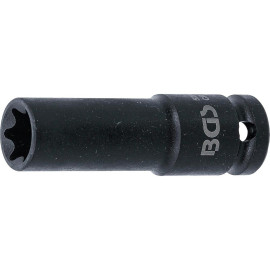 Douille à Choc Longue Profil E 12,5 mm (1/2 ) E18 - - Résistante et Précise - BGS