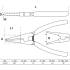 Jeu de Pinces à Circlips 175 mm - 4 Pièces - Acier Résistant - Précision et Durabilité - BGS