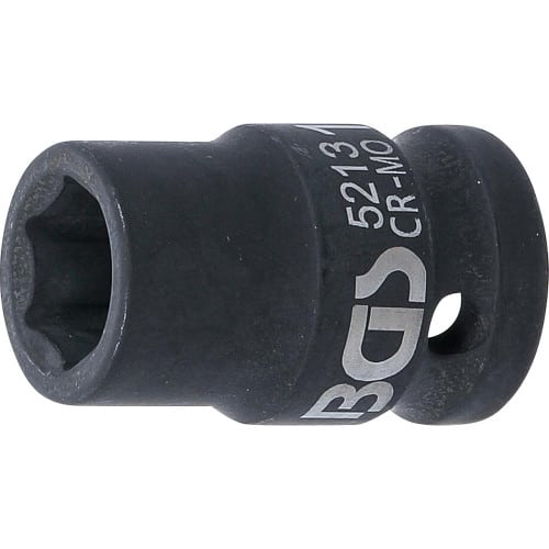 Douille à Choc Six Pans 12,5 mm (1/2 ) - 13 mm - Acier Résistant - Usage Professionnel - BGS
